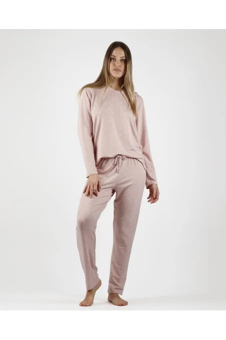 ADMAS CLASSIC MOON LONG SLEEVE WOMAN PYJAMA