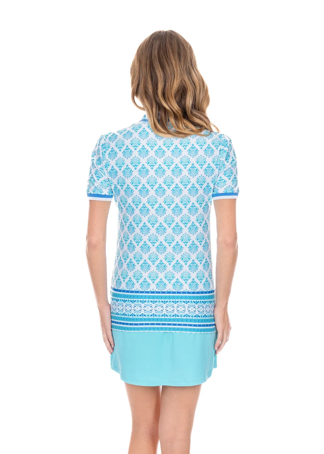 Amalfi Coast Short Sleeve Collared Quarter Zip