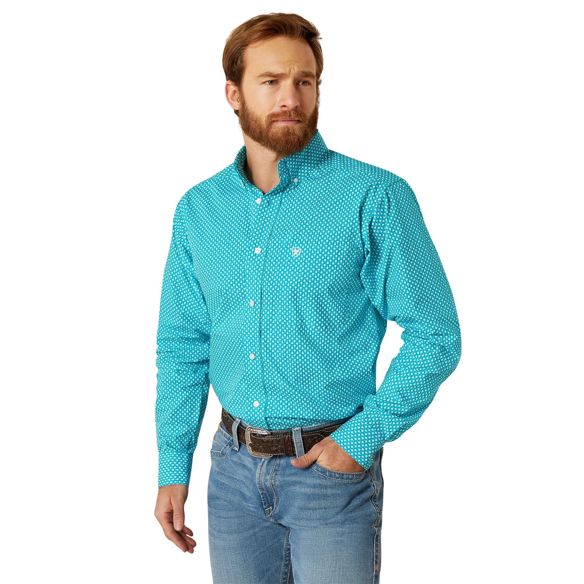 Ariat Men's BLAINE Fitted Long Sleeve Shirt