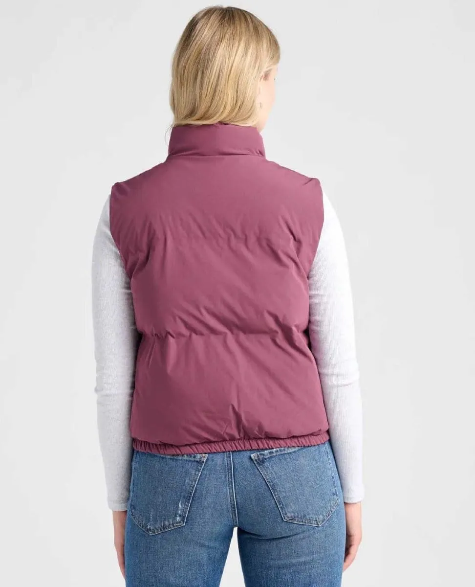 Aspen Puffer Vest Eggplant