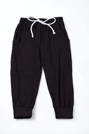 Black Boys Jogger Pants