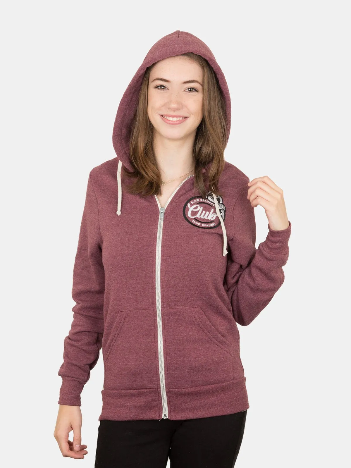 Book Sloth - Let's Hang and Read unisex zip hoodie