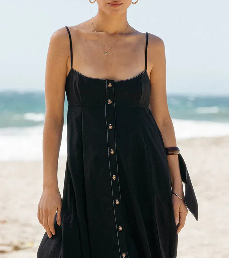 Bowknot Chic Slip Beach Dress