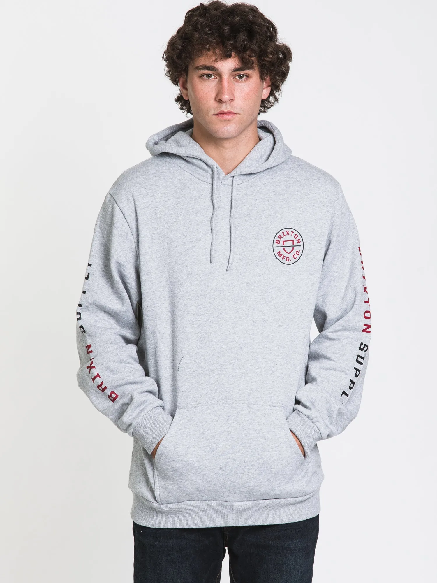 BRIXTON CREST HOODIE  - CLEARANCE