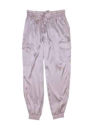 Cami NYC - Blush Silk Blend Cargo Joggers Sz M