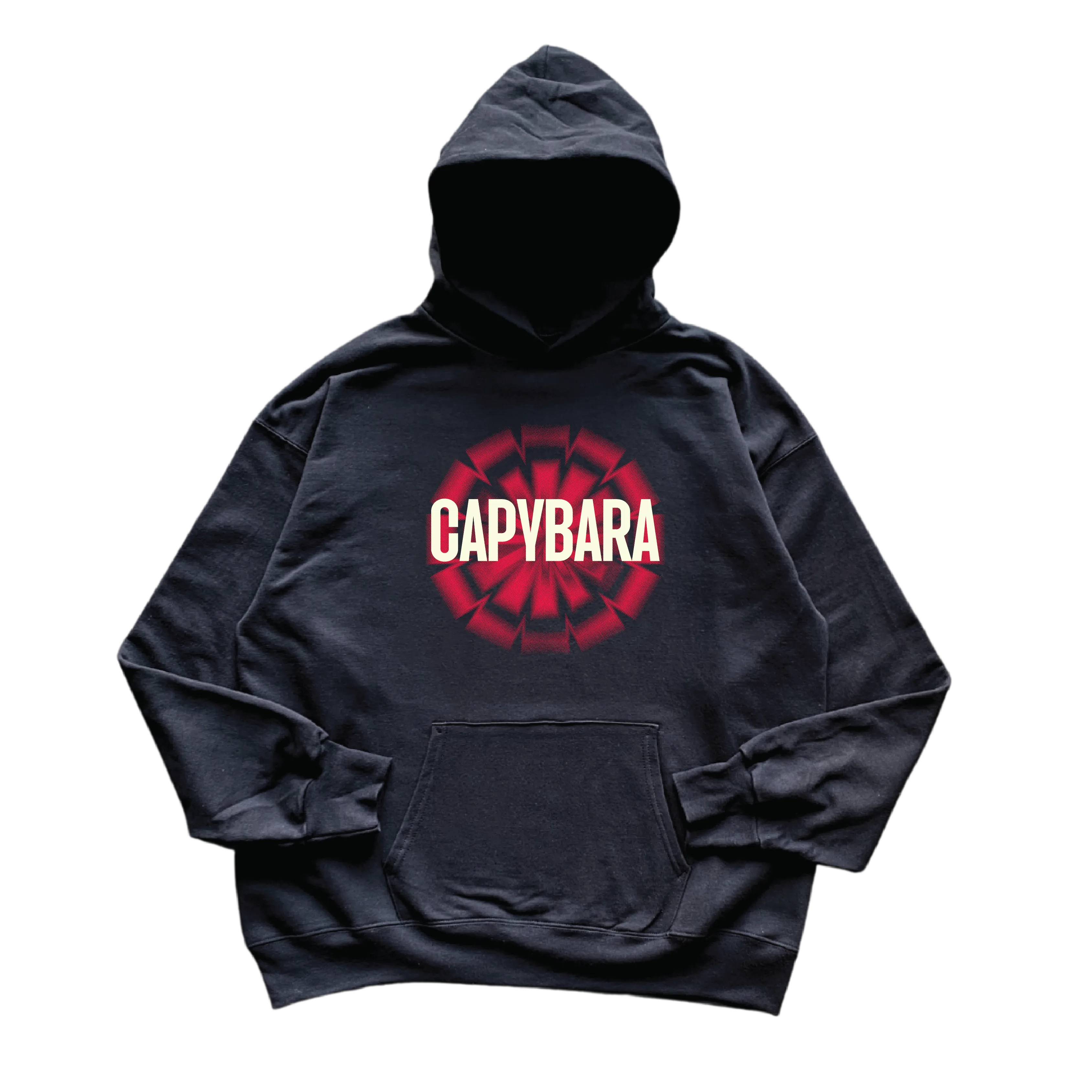 Capybara Text v7 Hoodie