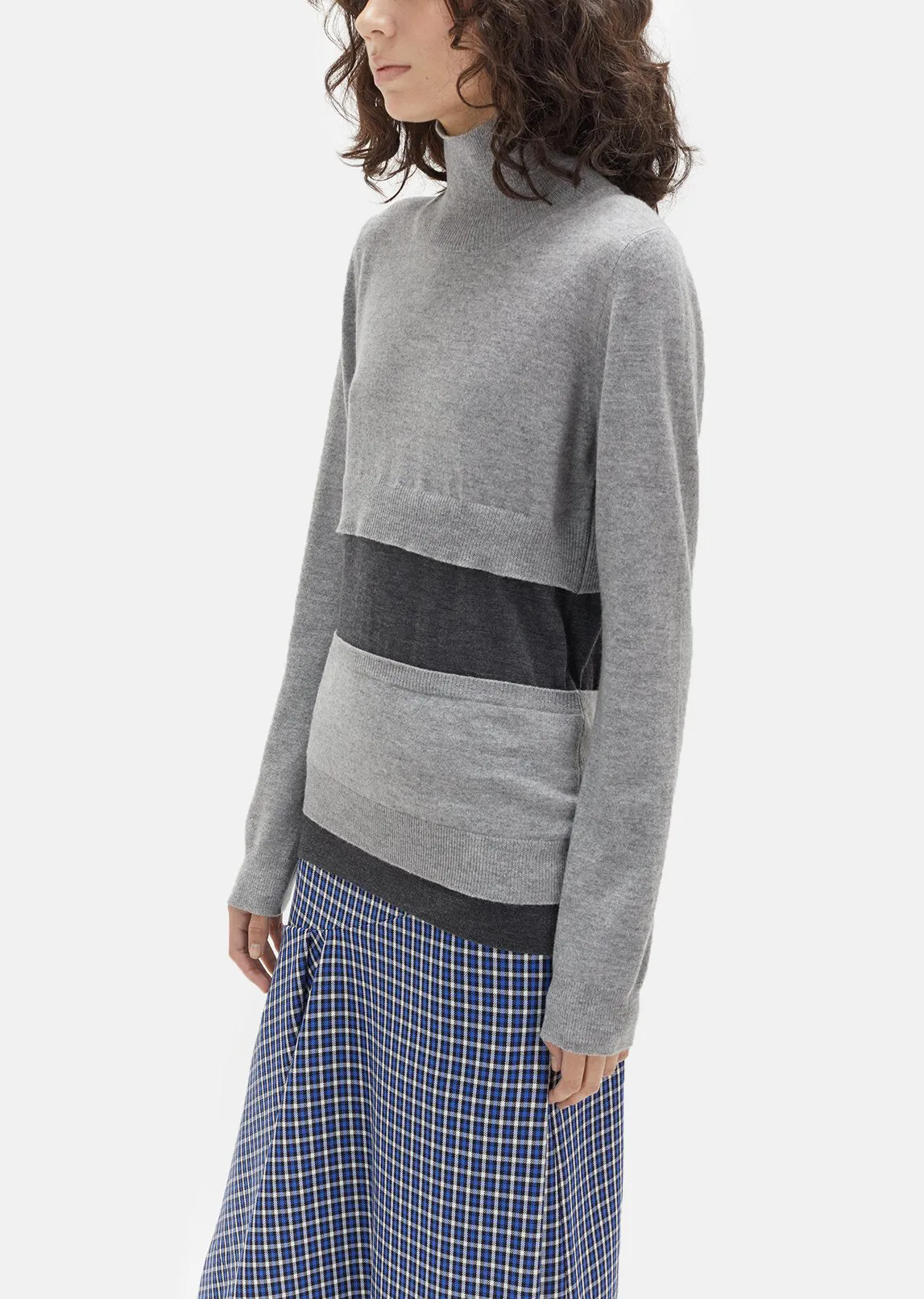 Cashmere Silk Turtleneck Sweater