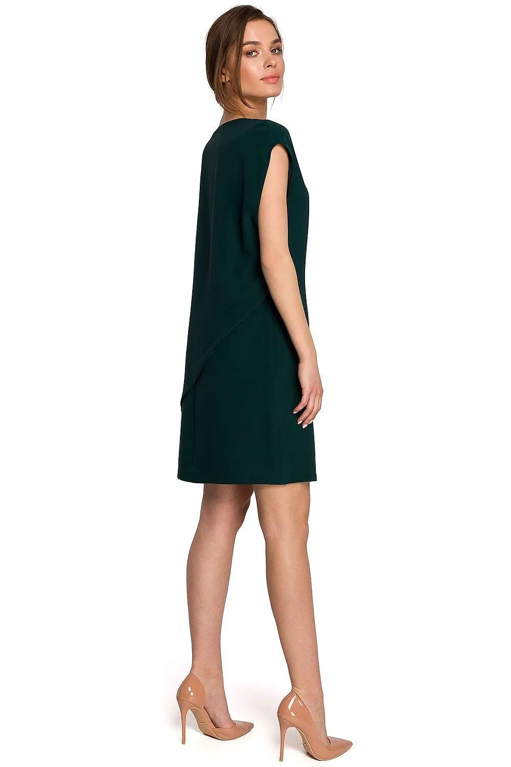 Chic Asymmetrical Layered Day Dress