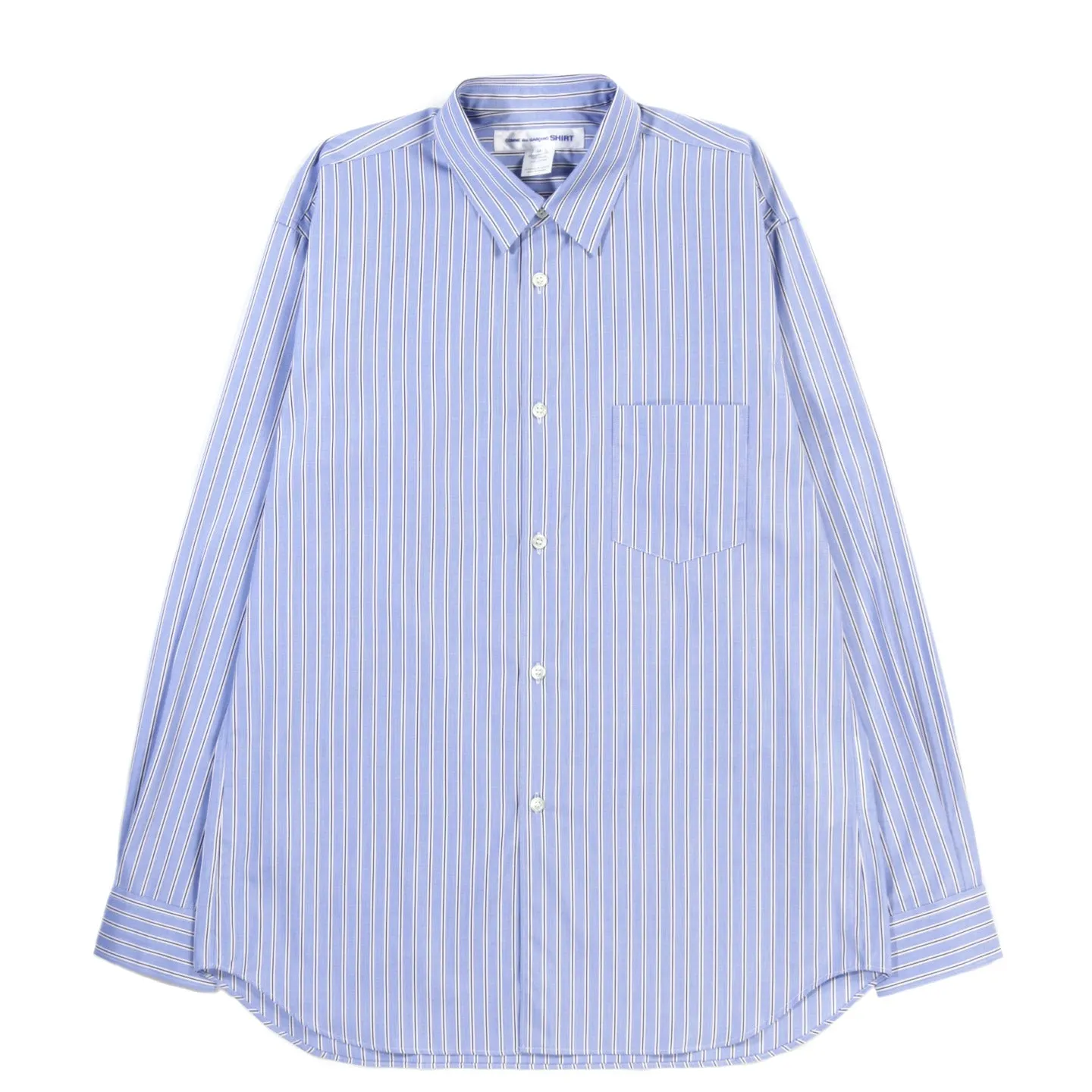 COMME DES GARCONS SHIRT FOREVER B125 NARROW CLASSIC BLUE STRIPE