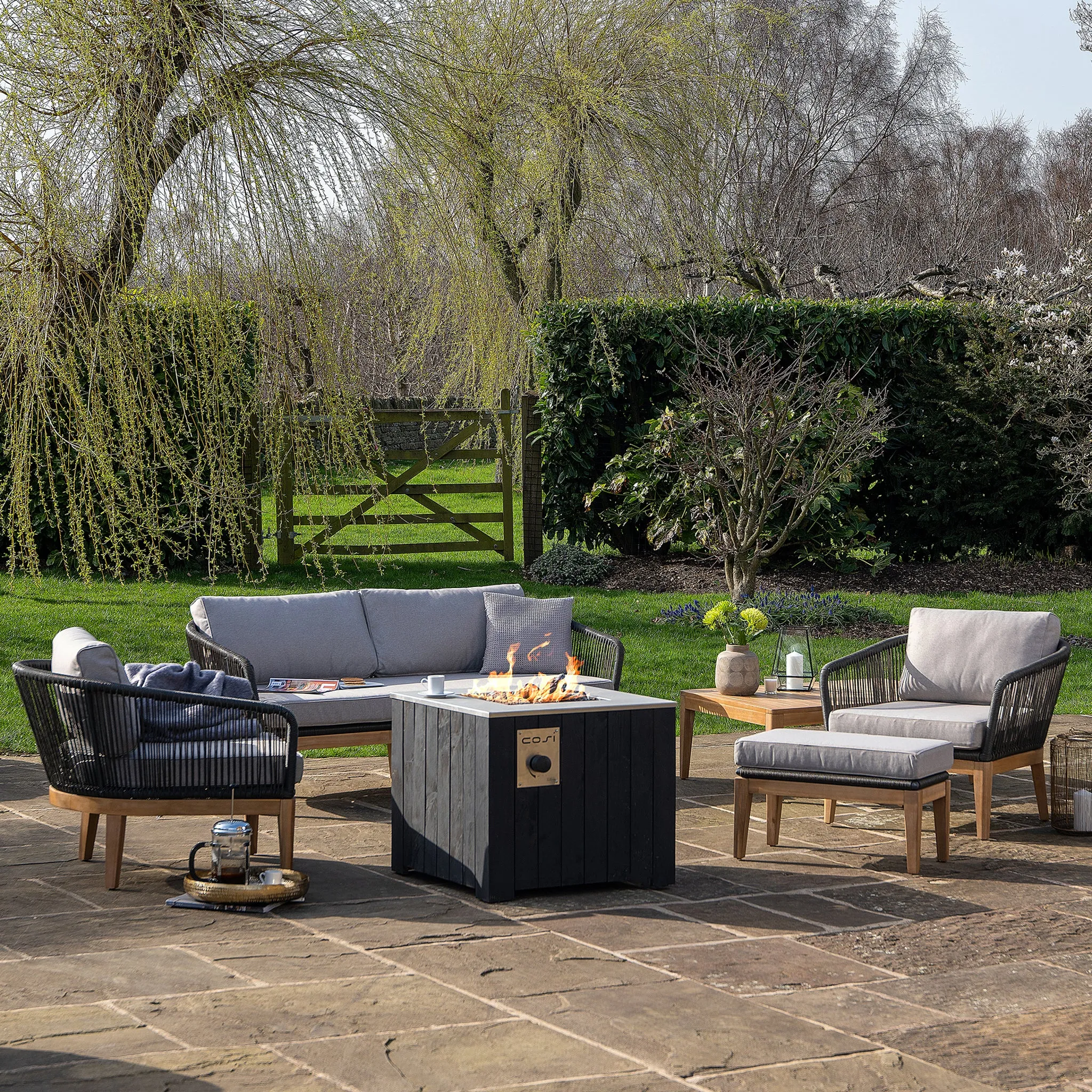 Cosicube 70 Black Fire Pit