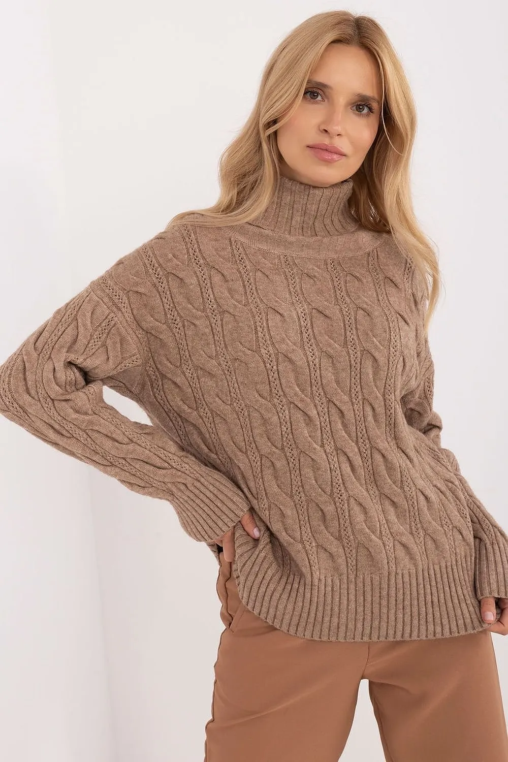 Cozy Days Turtleneck Chill Sweater