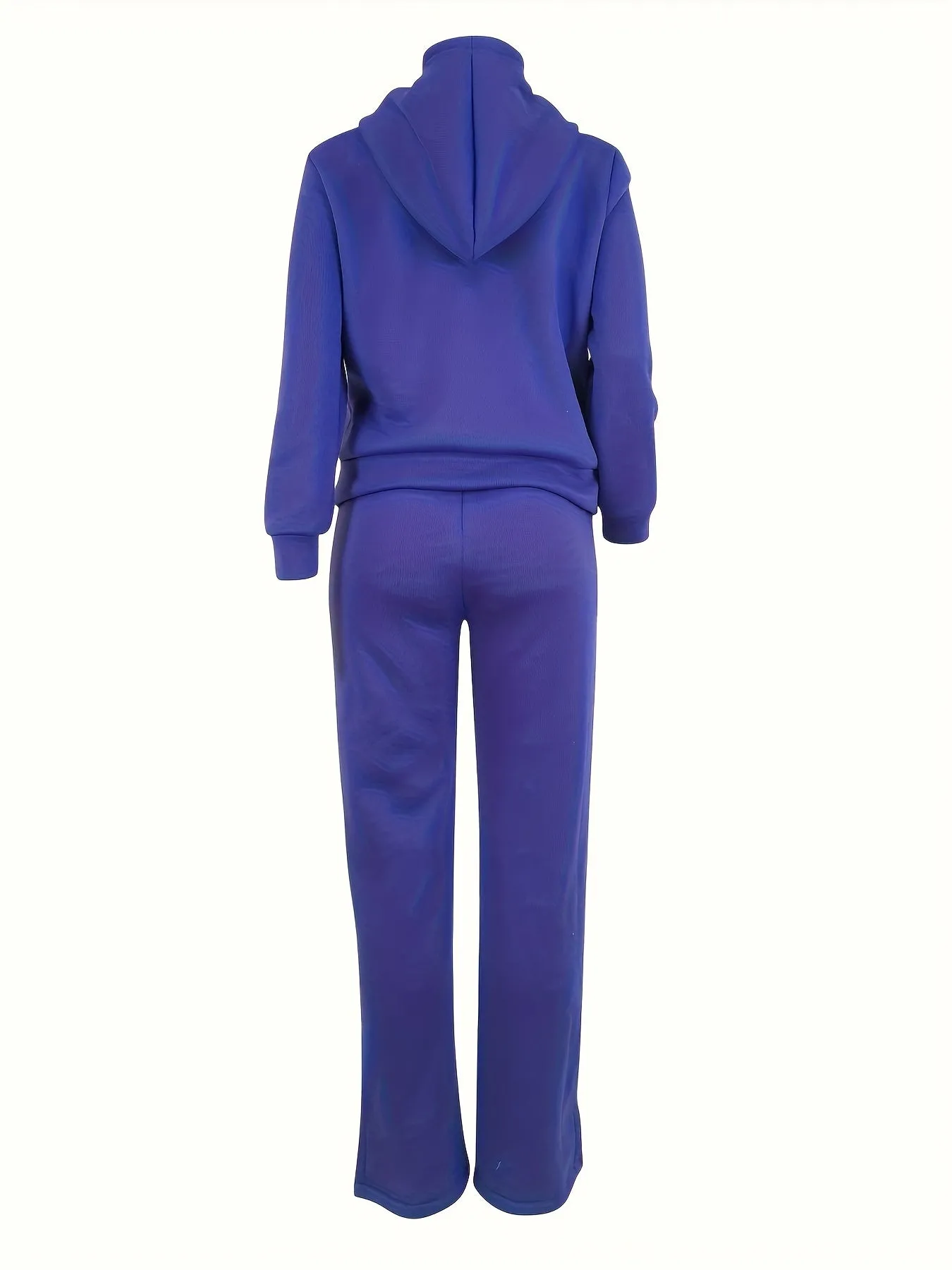 Drawstring Long Sleeves Sweatshirt & Pant  Activewear  Set