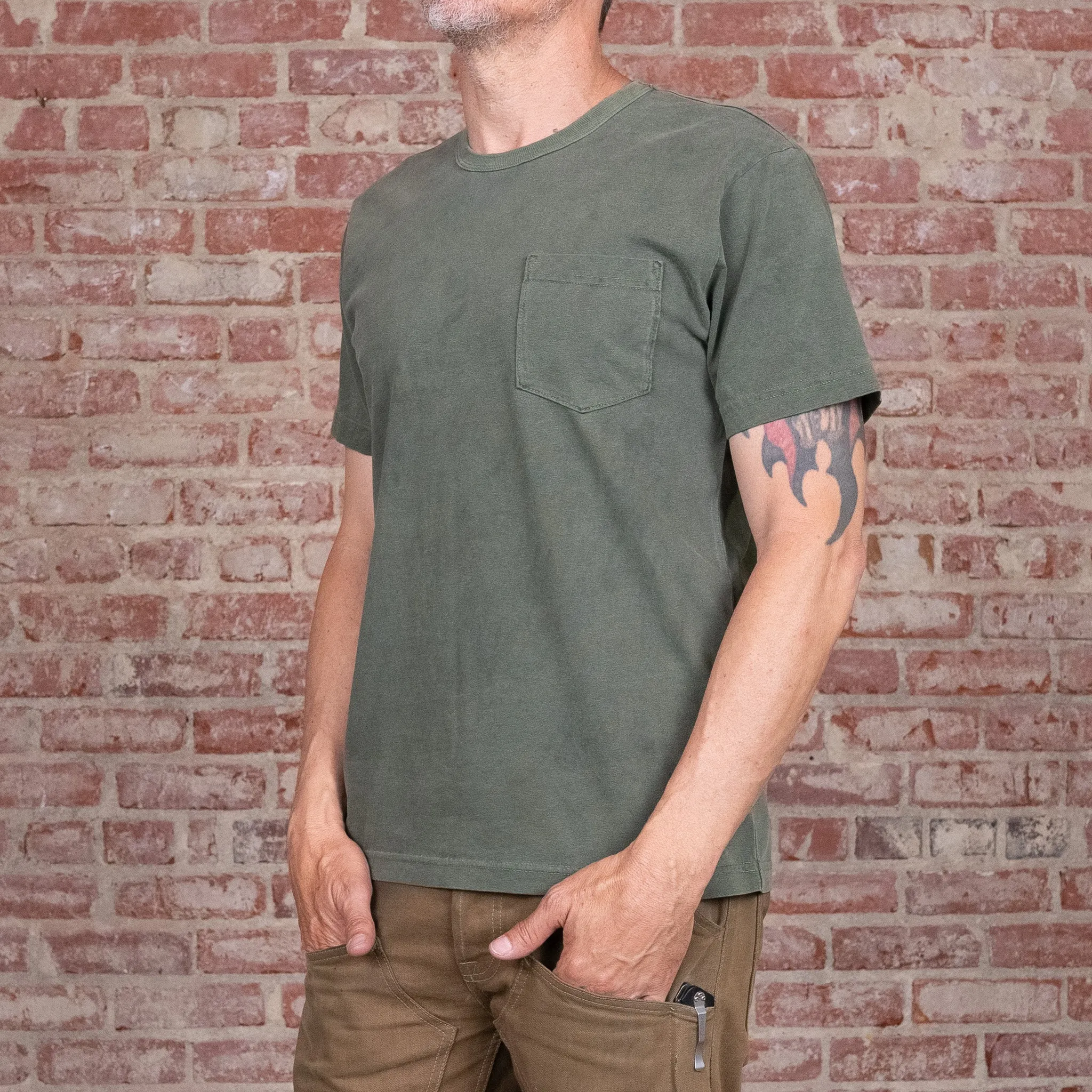 Faded Glory Short Sleeve Classic Pocket T-Shirt