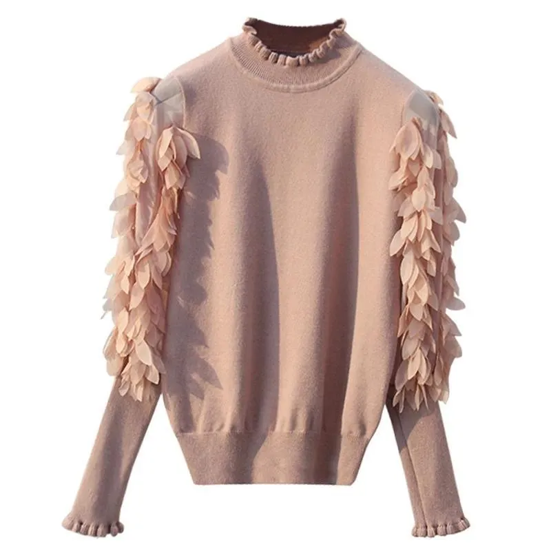 Feather Sleeve Sweaters