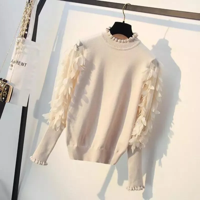 Feather Sleeve Sweaters