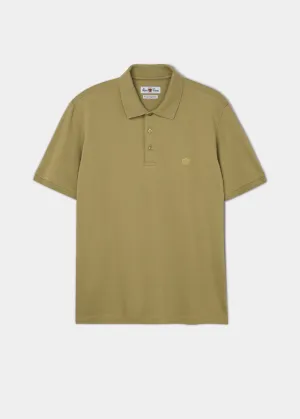 Fritton Pique Polo Shirt In Olive