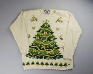 Green And Gold-Small Christmas Sweater