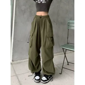 Hannah Cargo Pants - Atmungsaktive Cargo-Hose mit hoher Taille für Frauen