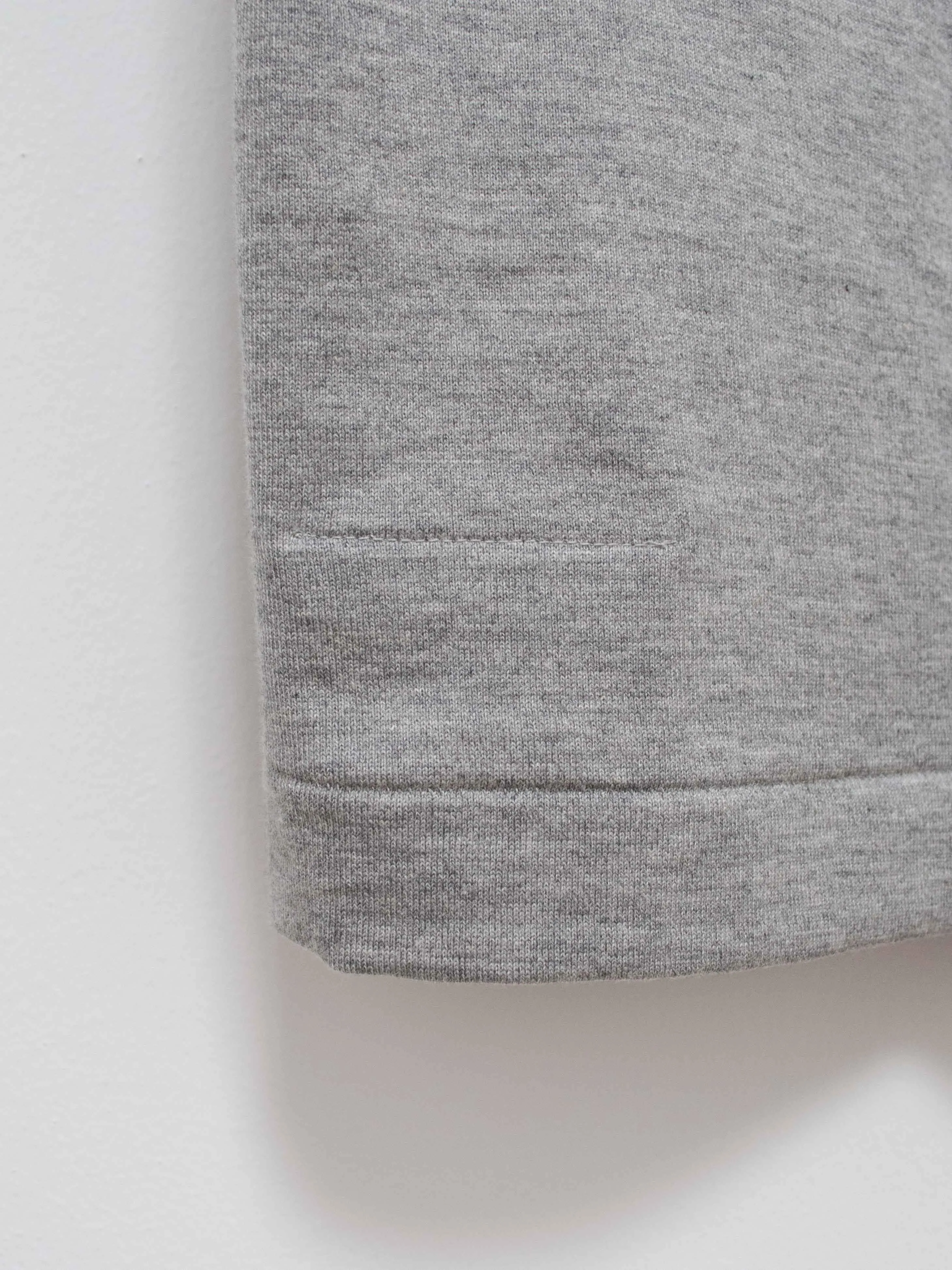 Heavy Suvin Supima Mockneck Tee - Feather Gray