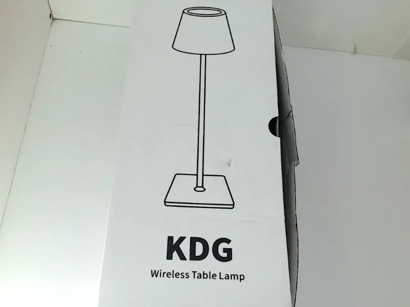 KDG Cordless Wireless Table Lamp Black