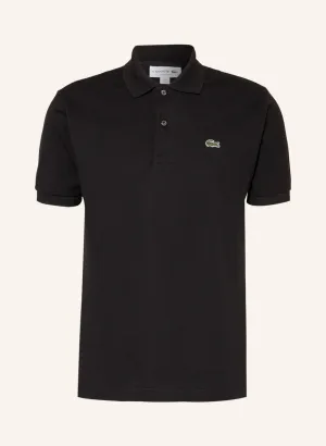 LACOSTE Piqué Classic Fit polo shirt, black