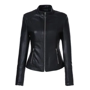 Ladies Biker Jacket Inspiring Leather Touring Wear3