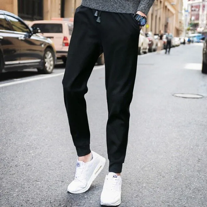 Loose Hip-Hop Young Trendy Pocket Street Style Slim Fit Cargo Pants