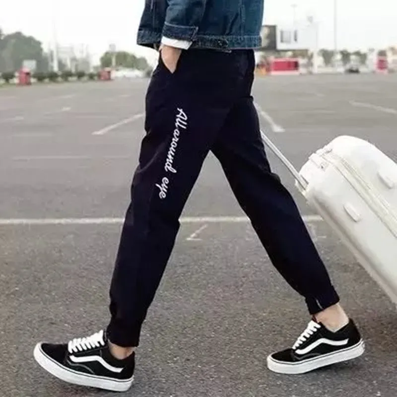 Loose Hip-Hop Young Trendy Pocket Street Style Slim Fit Cargo Pants