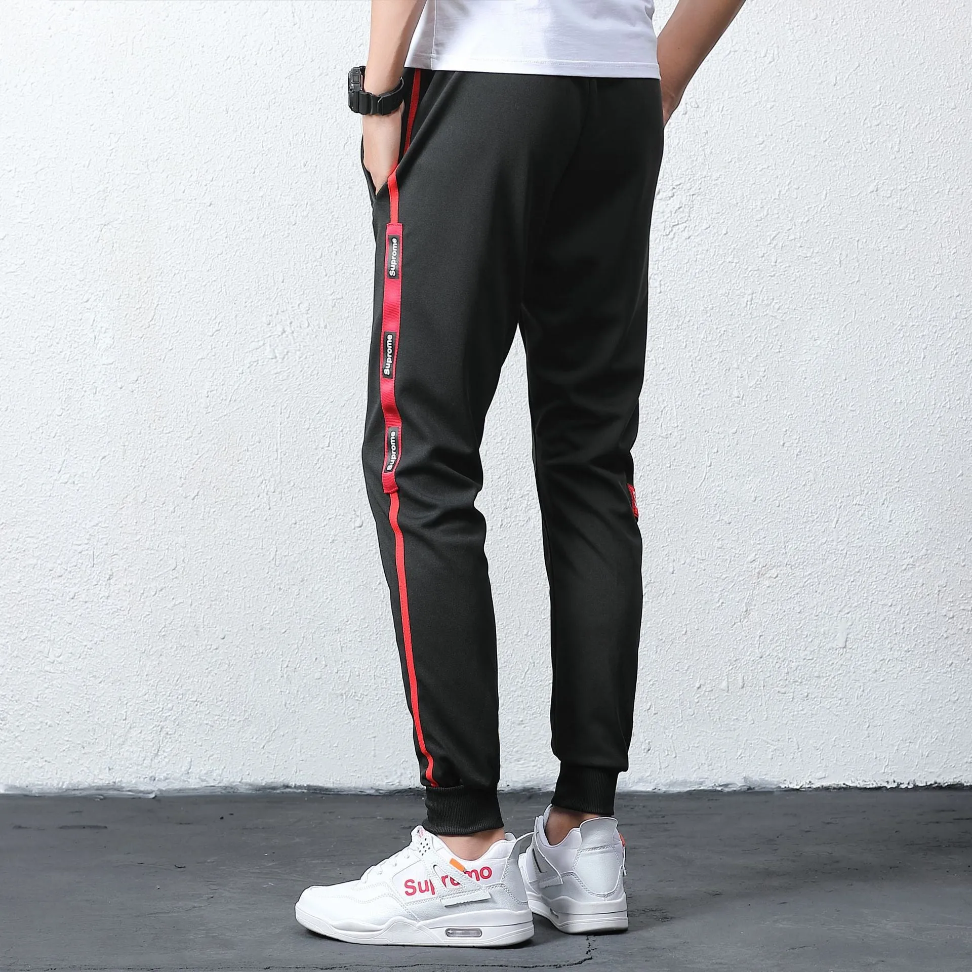 Loose Hip-Hop Young Trendy Pocket Street Style Slim Fit Cargo Pants