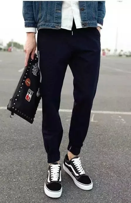 Loose Hip-Hop Young Trendy Pocket Street Style Slim Fit Cargo Pants