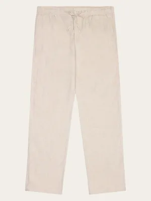 Loose linen pant - Light feather gray