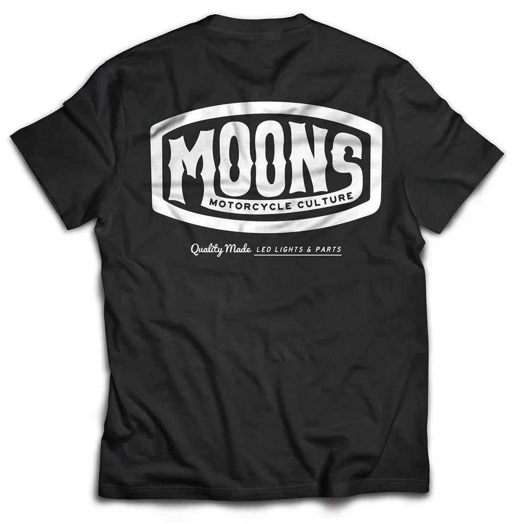 MOONSMC® Vintage Badge White Logo T-Shirt