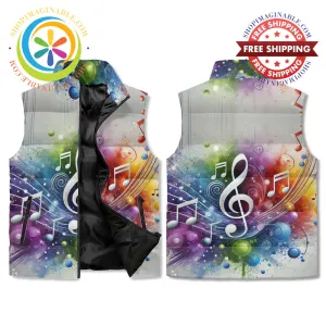 Music Lovers Puffer Vest