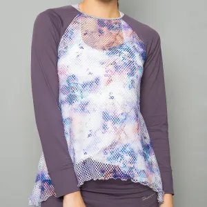 Mystical Sheer-body Top (violet)