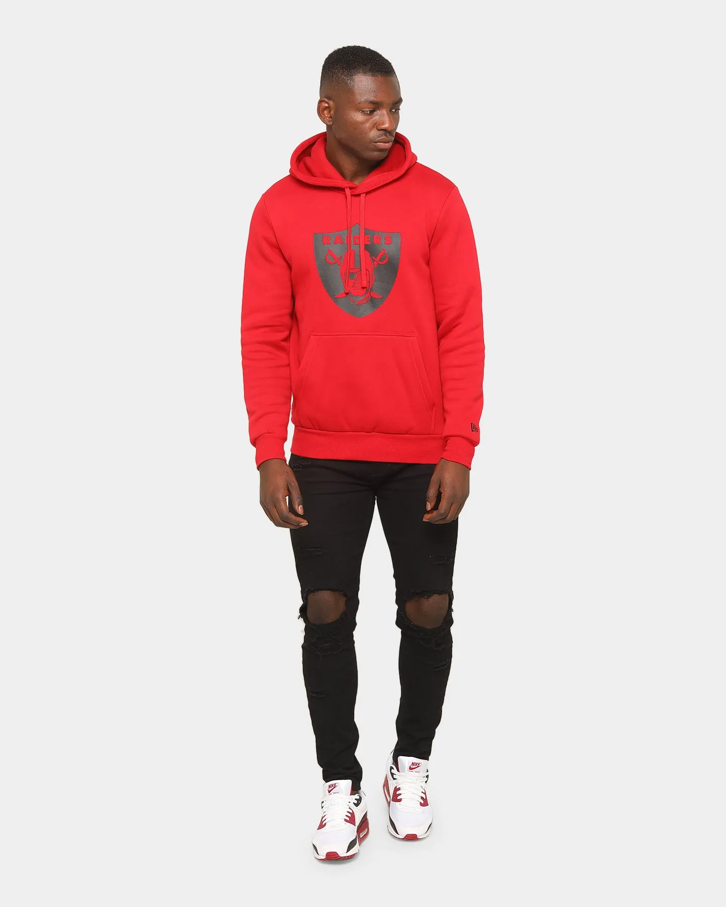 New Era Raiders Seasonal Essential League Hoodie Scarlet