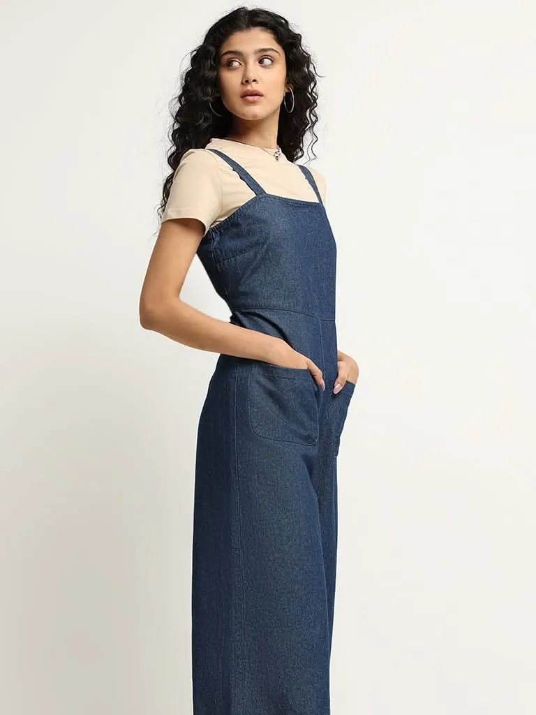 Nuon Blue Denim Jumpsuit