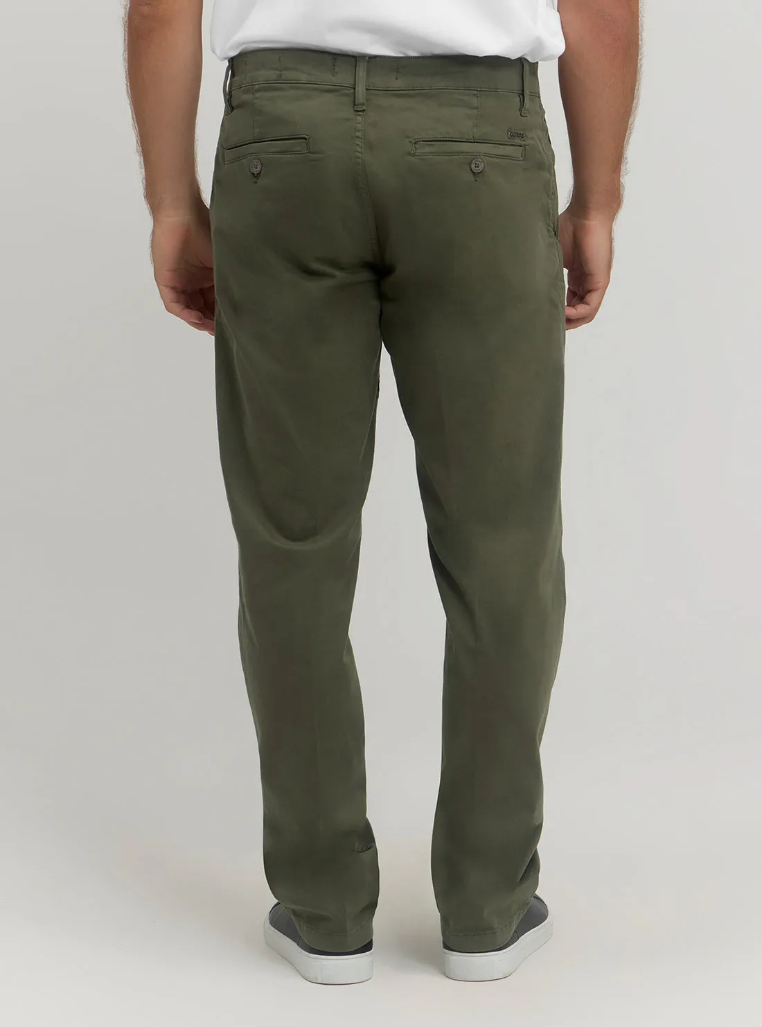 Olive Green Angels Chino Pants