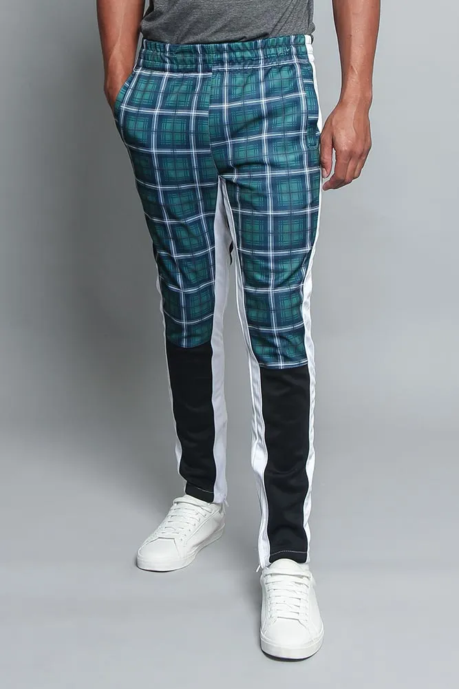 Plaid Track Pants