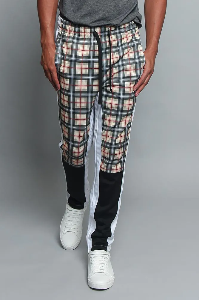 Plaid Track Pants