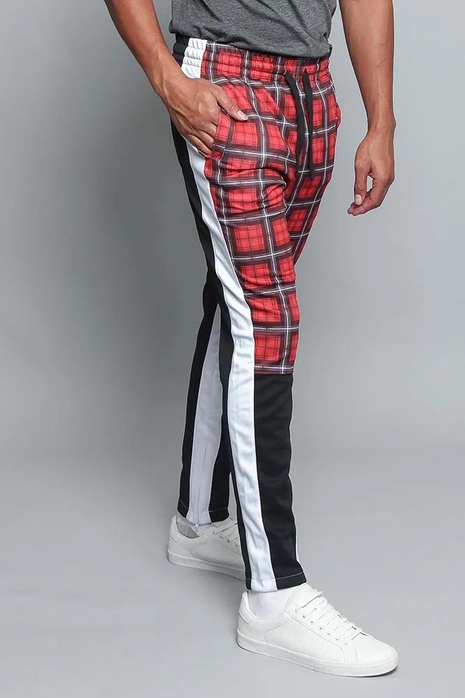 Plaid Track Pants