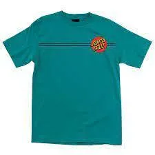 Santa Cruz Classic Dot Tee Teal