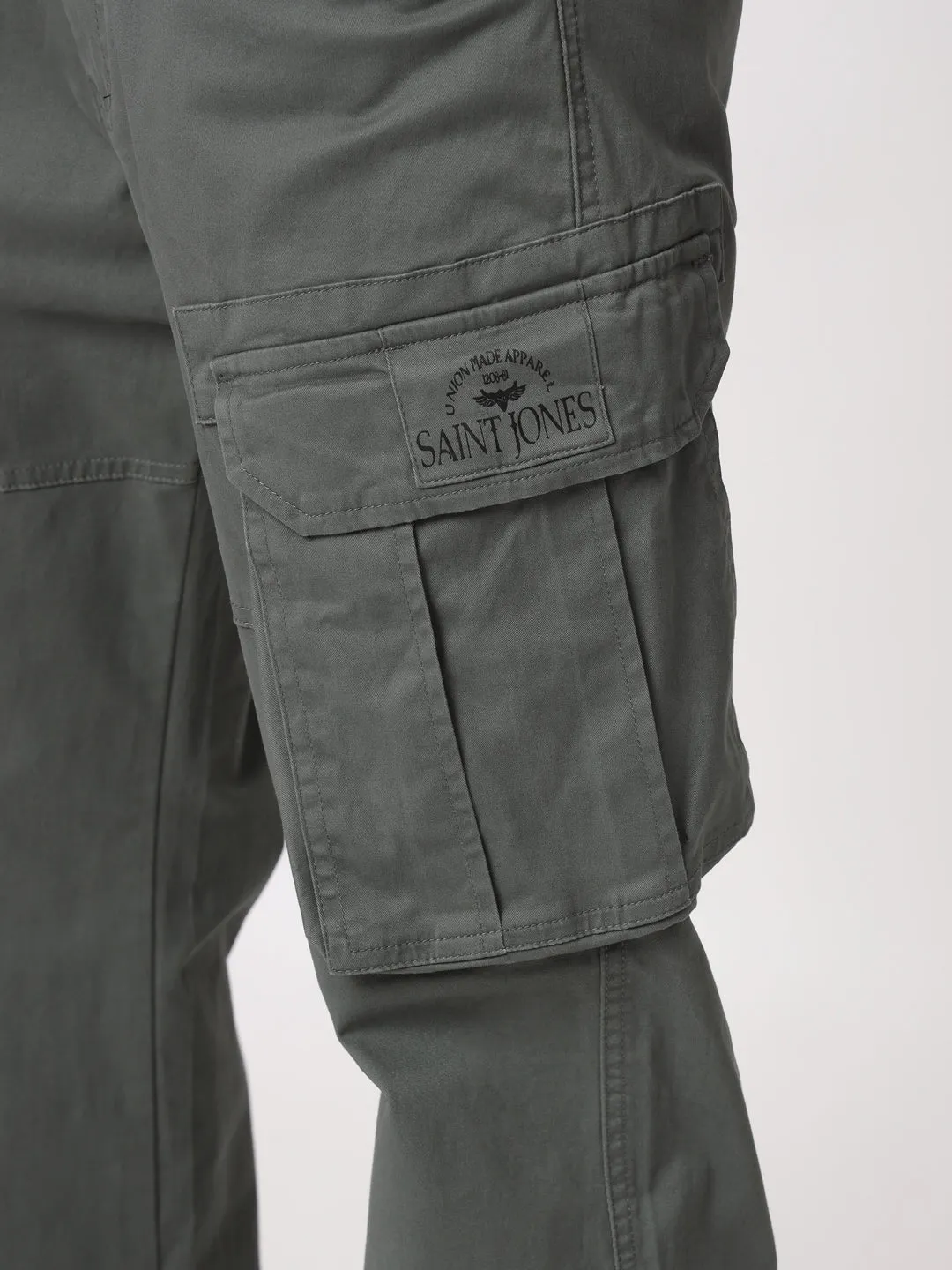 Six pockets Light olive cargo