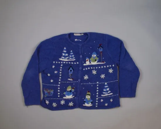 Winter Snowmen-Medium Christmas Sweater