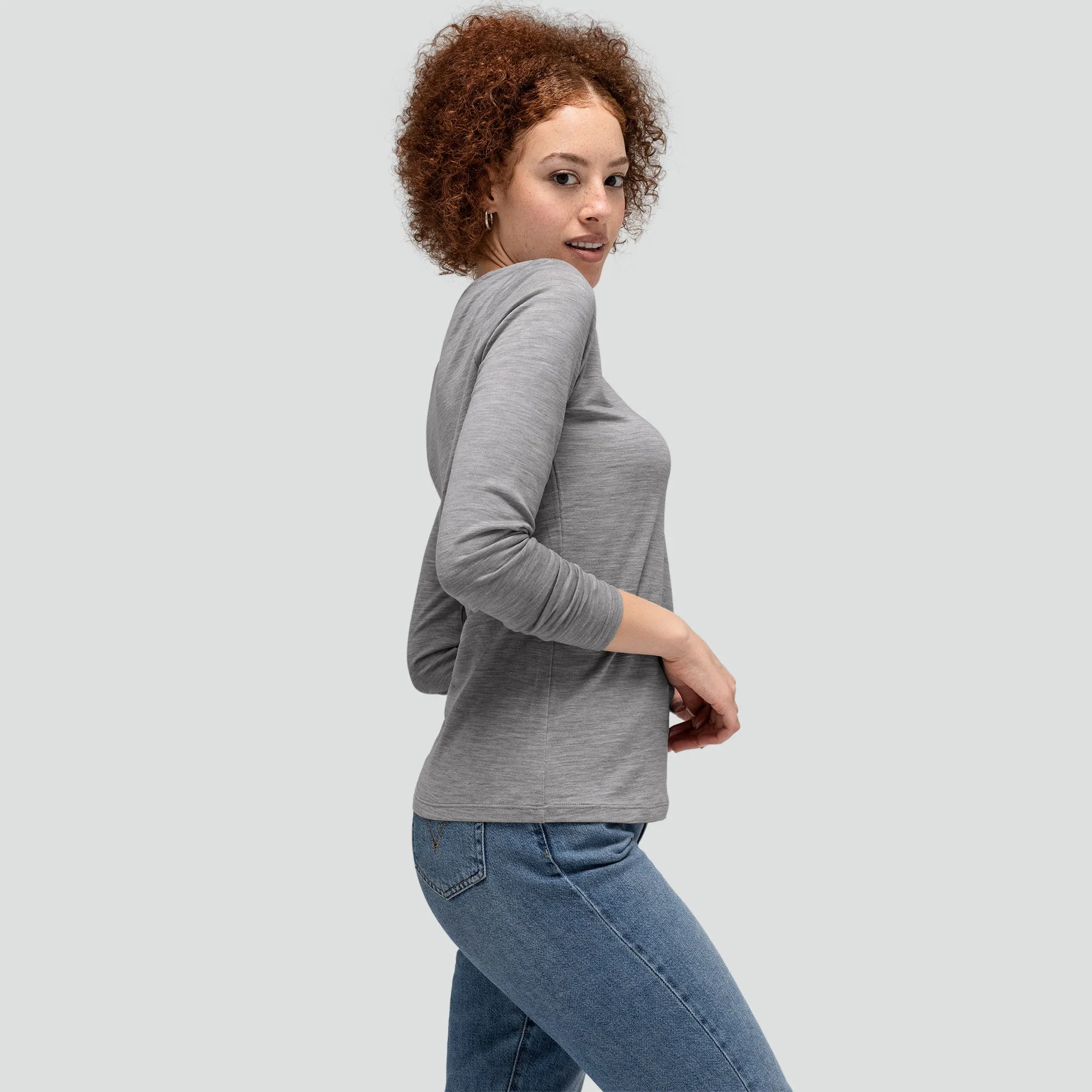 Women's Long Sleeve Merino Crew