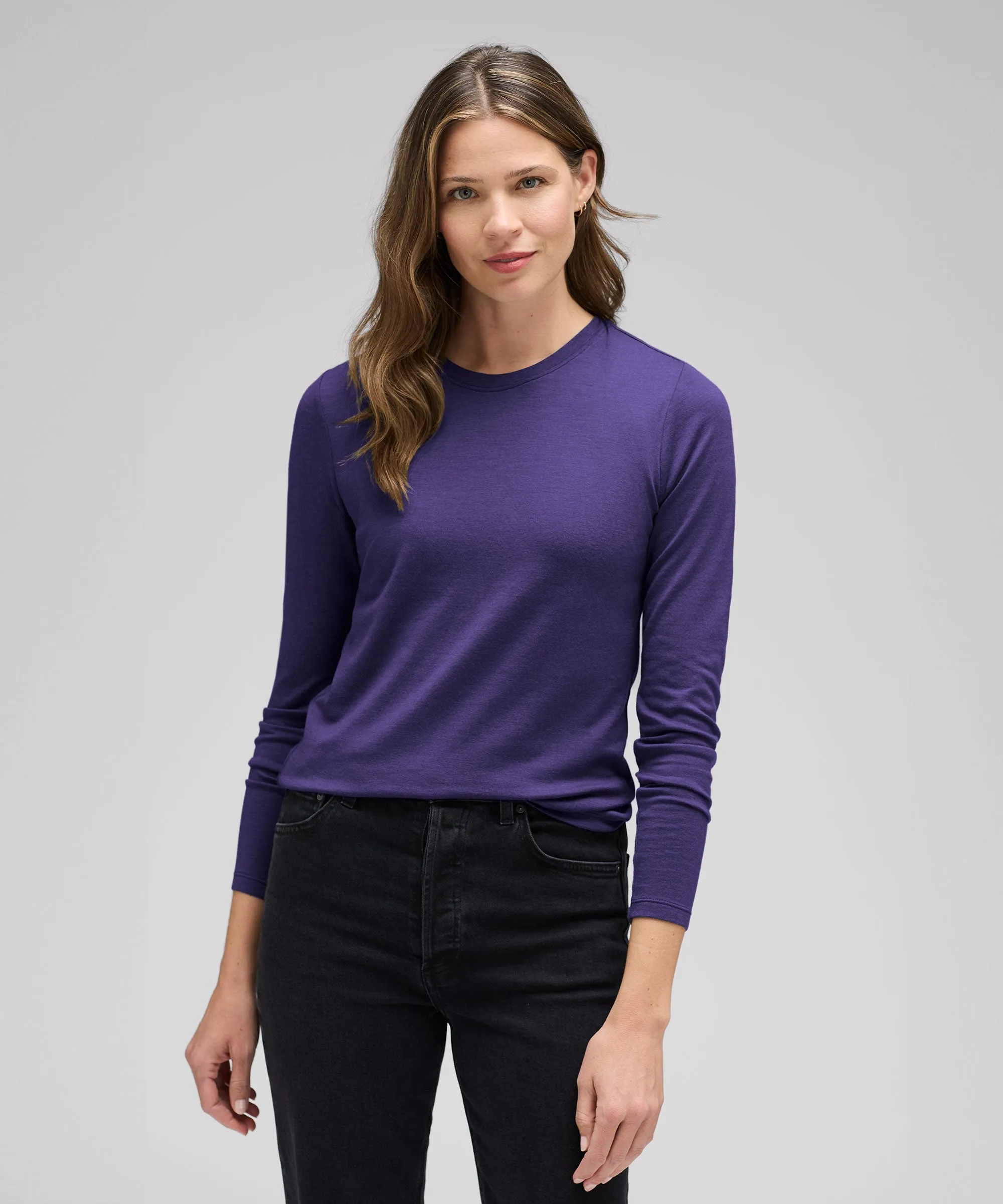 Women's Long Sleeve Merino Crew