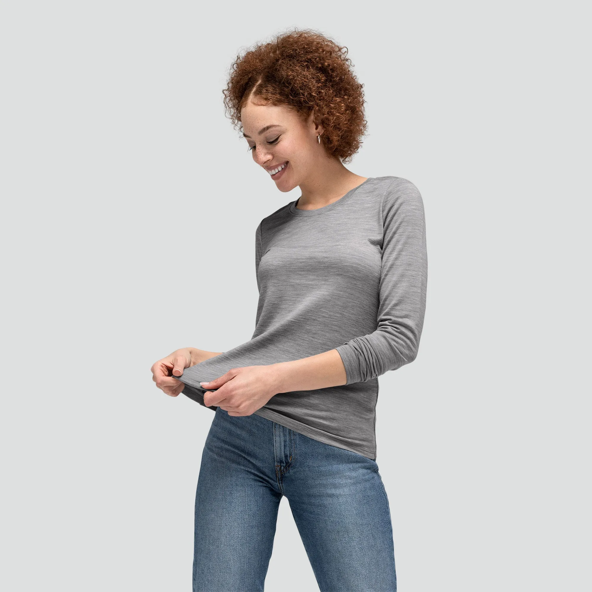 Women's Long Sleeve Merino Crew